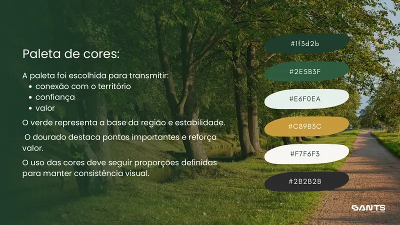 Conhecendo Sorriso, paleta de cores