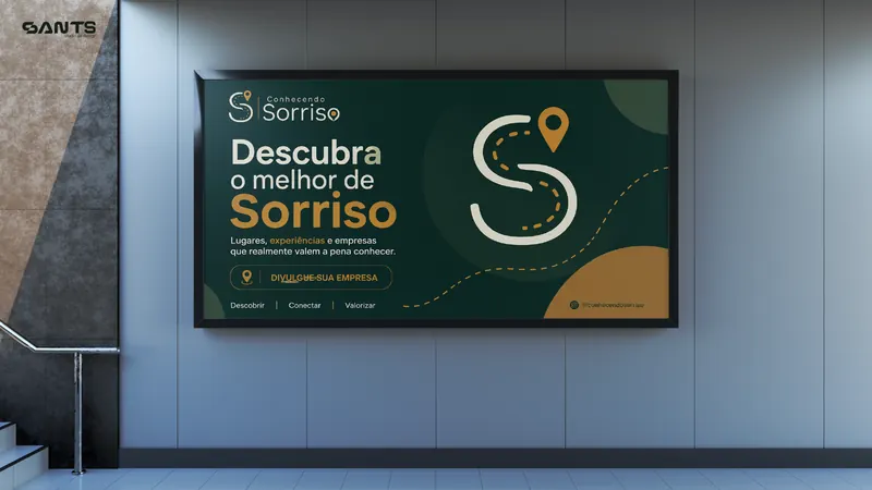 Conhecendo Sorriso, painel digital
