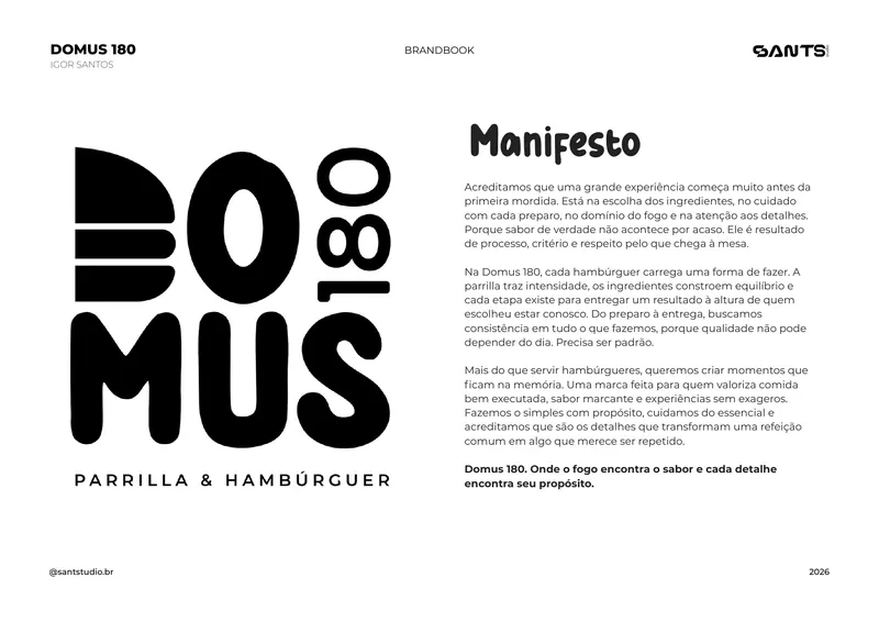 Domus 180, manifesto