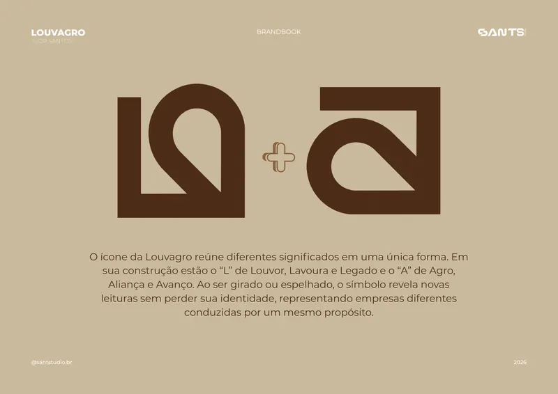 Louvagro, construção do símbolo